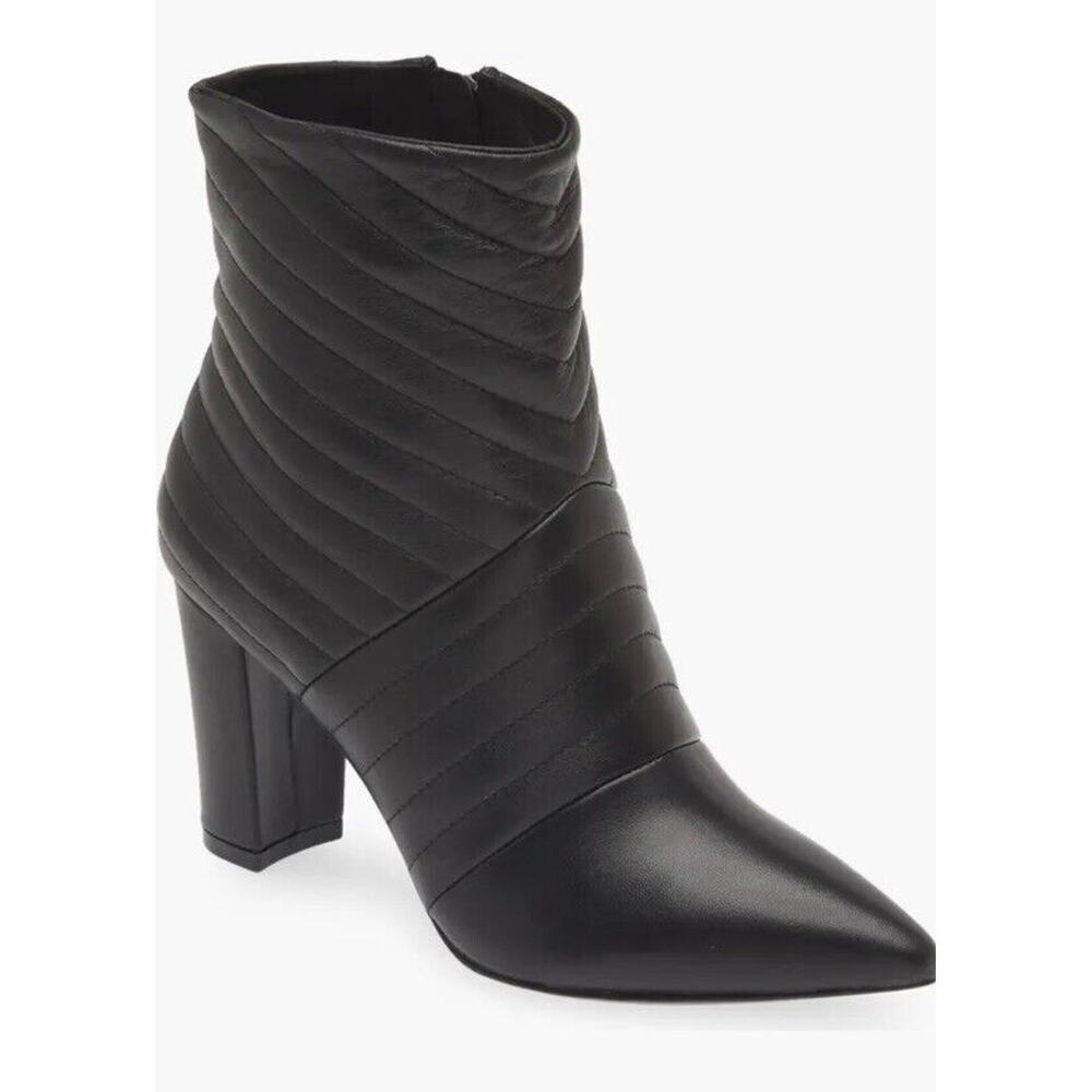 KOKO + PALENKI Astrology Quilted Pointed Toe Bootie (Women) Size 6 Retail $265